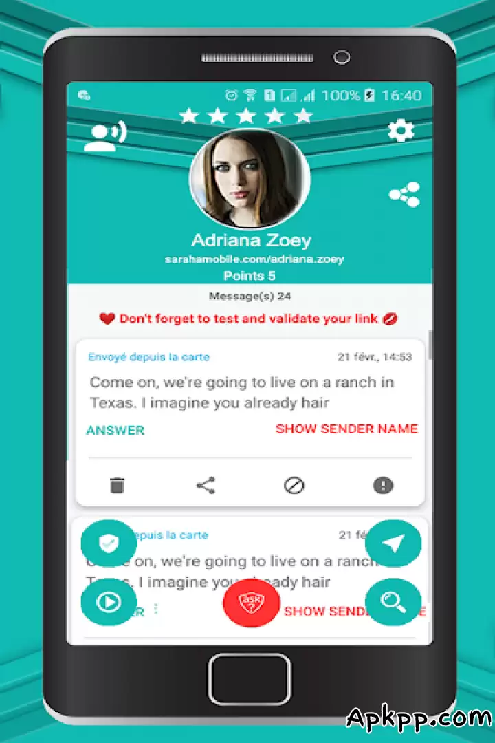 تحميل Sarahah apk