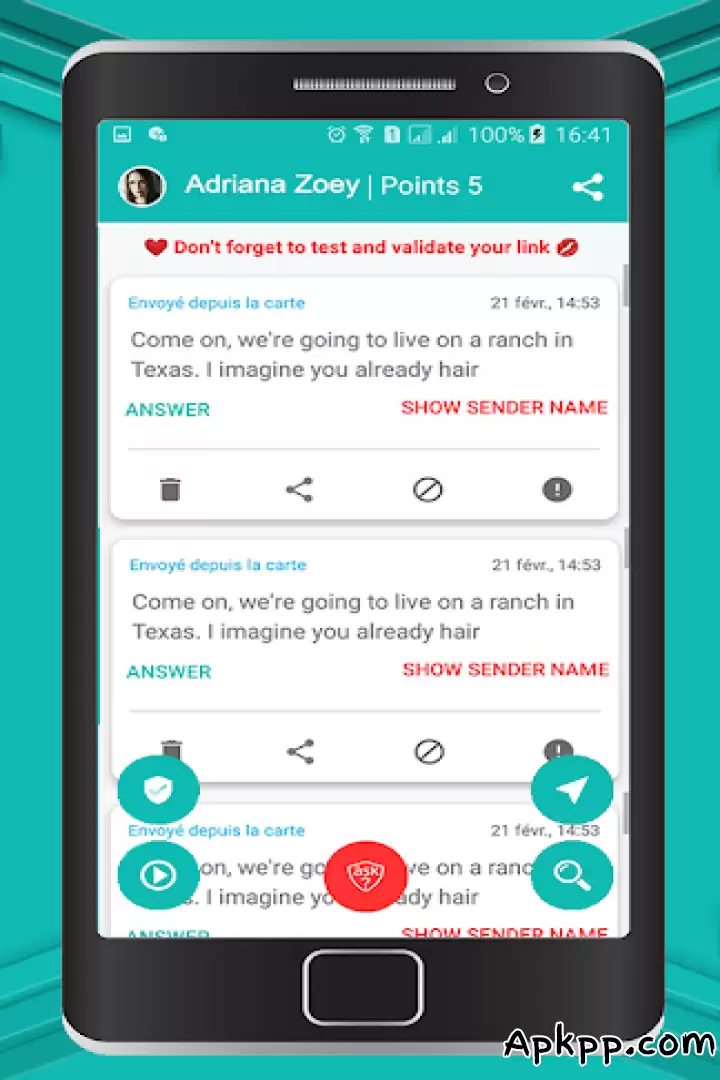 تحميل Sarahah apk
